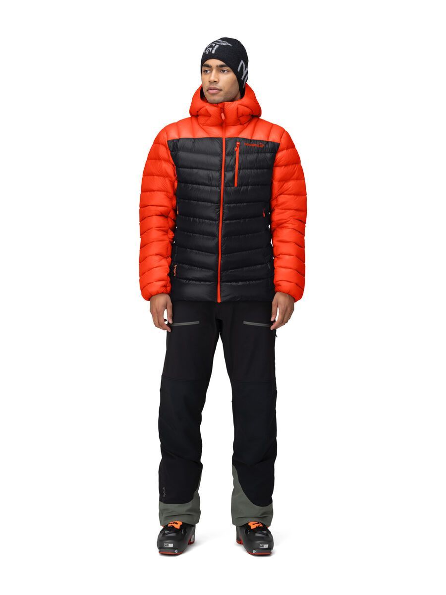 Norrona lyngen down850 Hood M's, arednalin/caviar - Bild 3