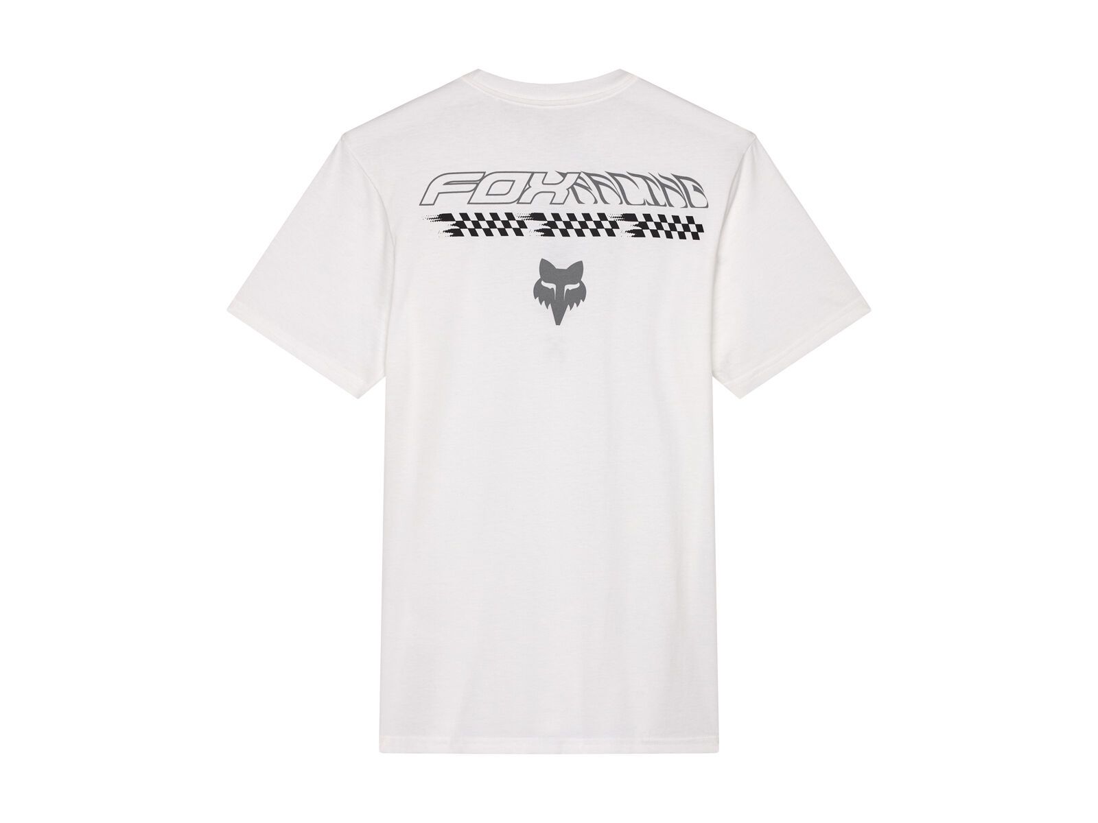 Fox Checkered SS Prem Tee, optic white - Bild 2