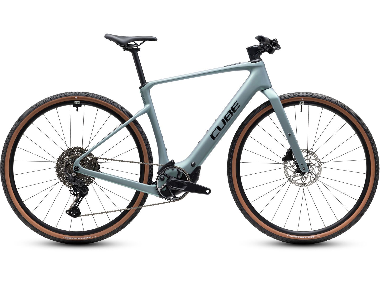 Cube Nulane Hybrid C:62 Race 400X, seagrey´n´black - Bild 1
