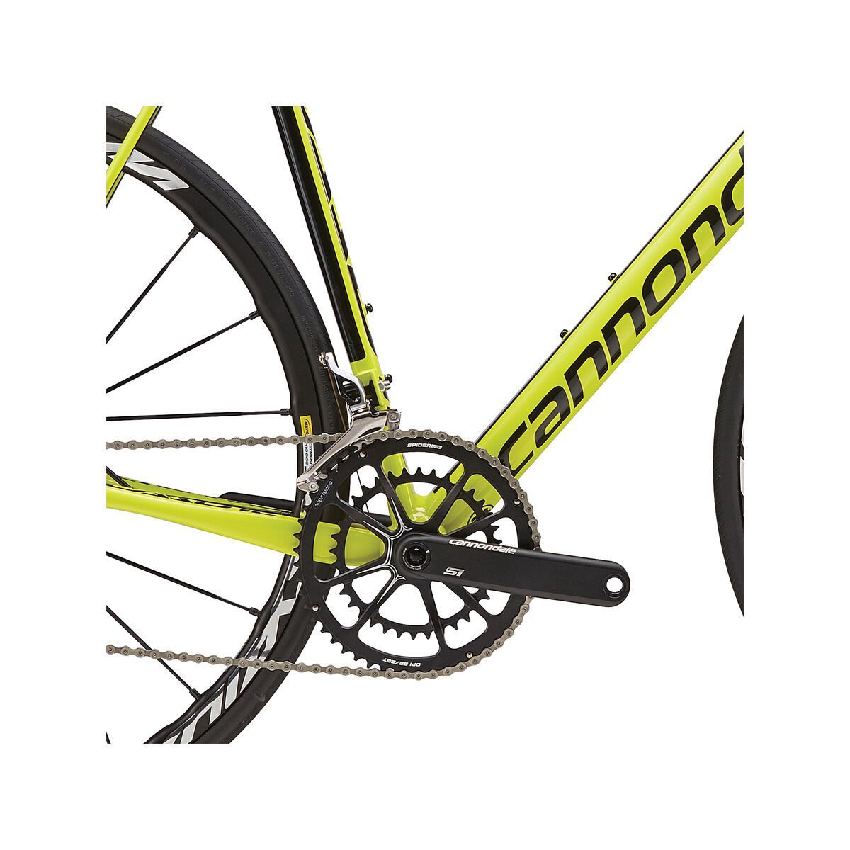 Cannondale CAAD12 Disc Dura Ace, neon spring w/ jet black, gloss - Bild 4