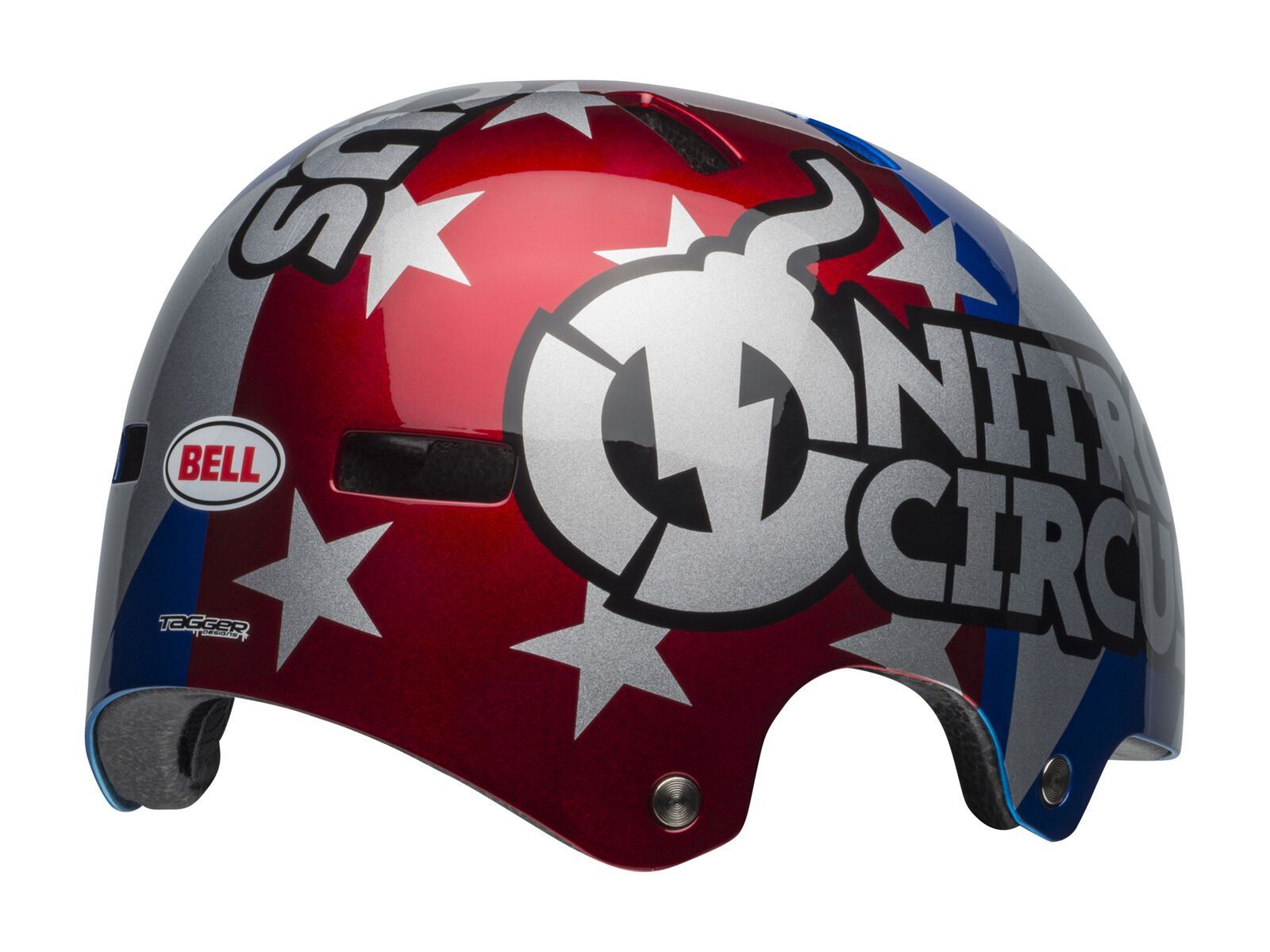 Bell Local Nitro Circus, red/silver/blue Nitro Circus - Bild 6