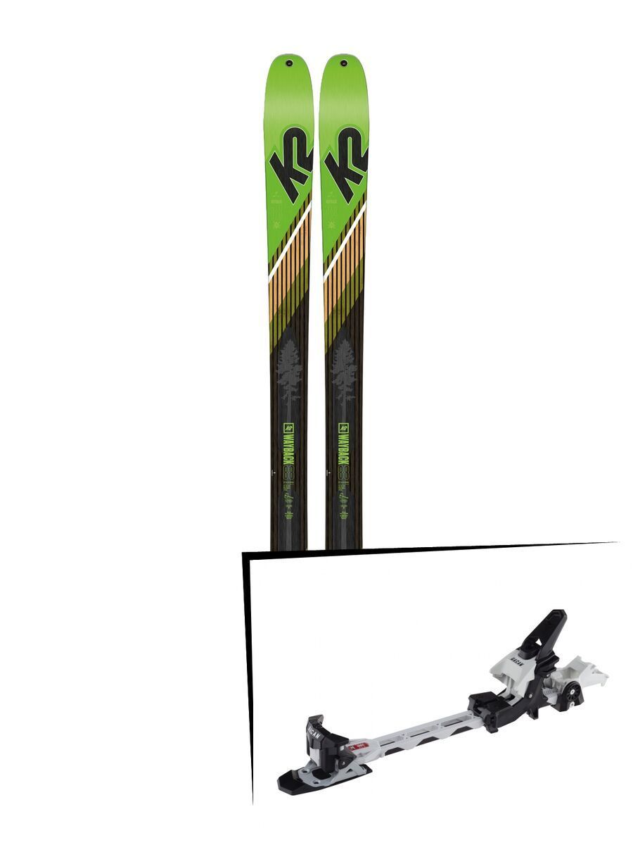 Set: K2 SKI Wayback 88 2019 + Hagan Z02 - Bild 1