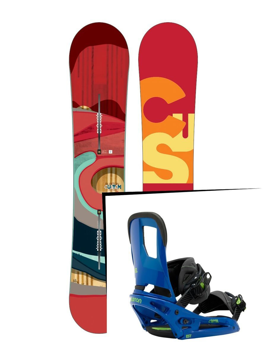 Burton Set: Custom Flying V Wide 2016 + Burton Cartel EST - Bild 1