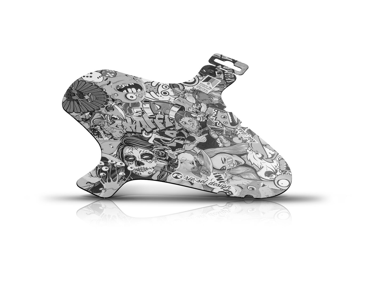 Riesel Design koloss, stickerbomb ultra black - Bild 1