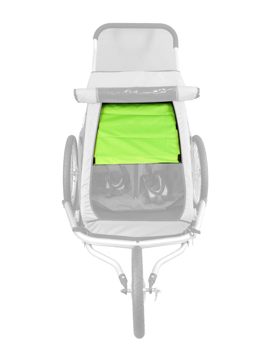 Croozer Sonnenschutz für Kid for 2 bis 2015, grün - Bild 1