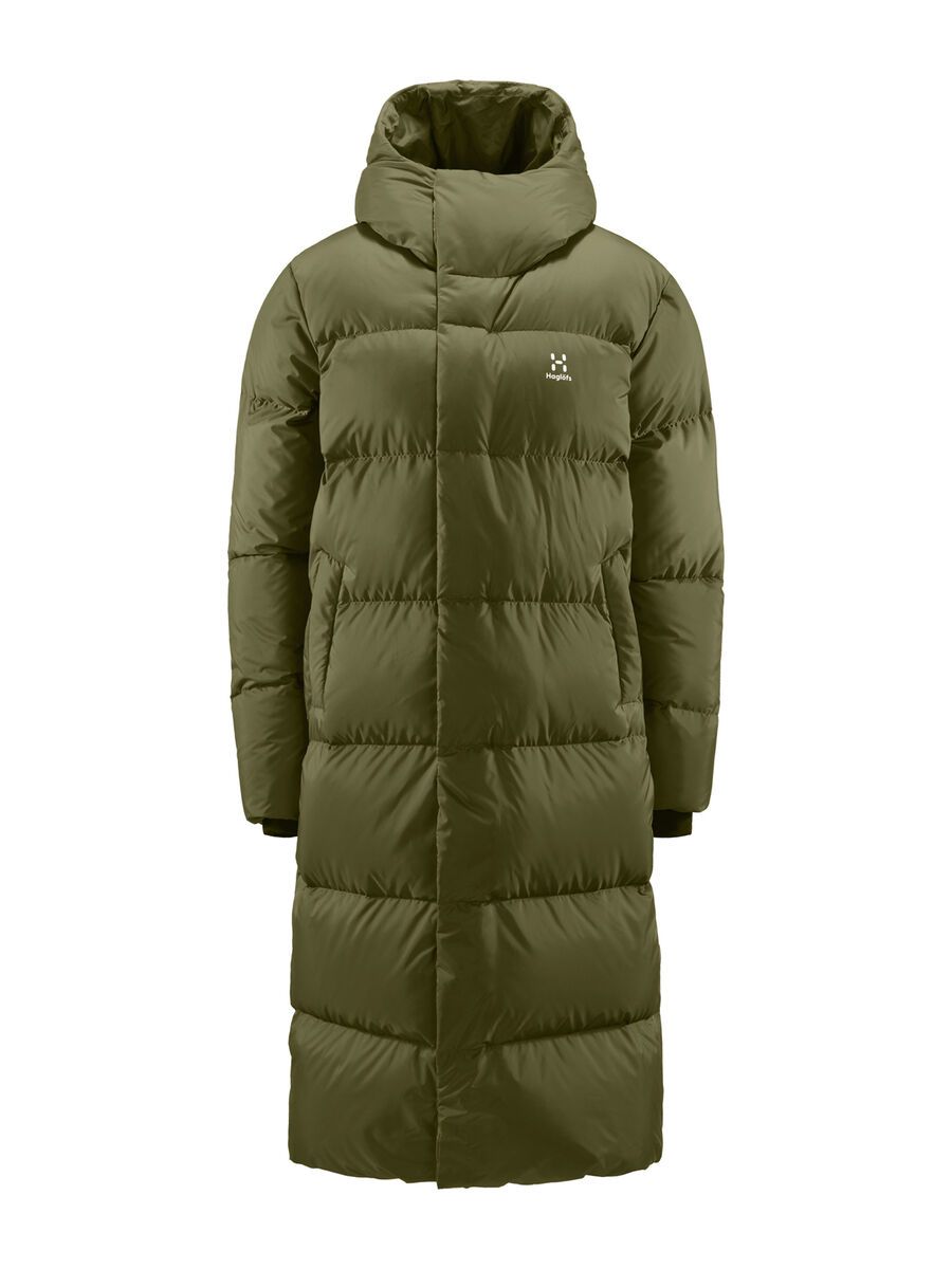 Haglöfs Long Down Parka Women, olive green - Bild 1