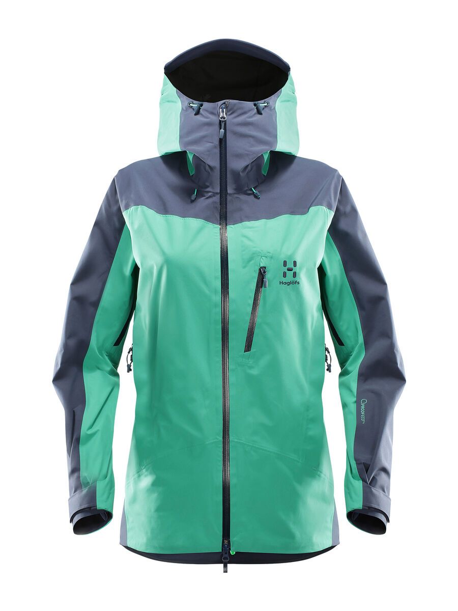 Haglöfs Niva Jacket Women, crystal lake/tarn blue - Bild 1