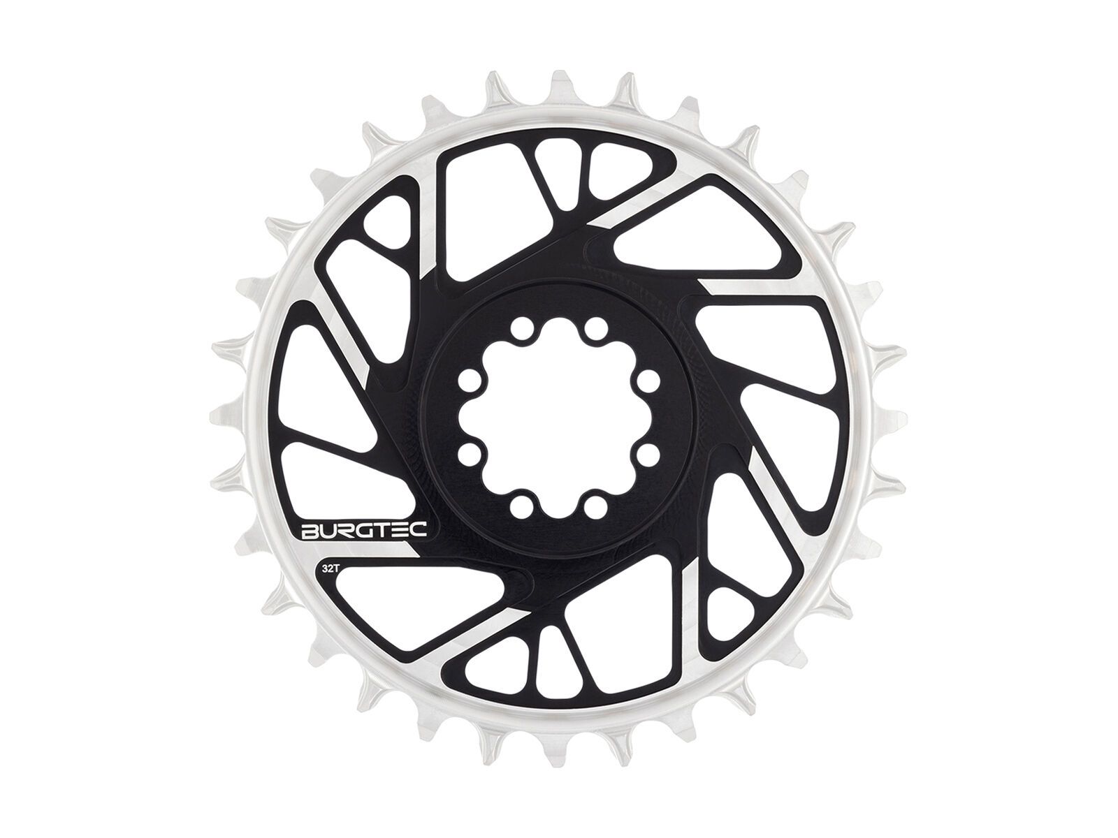 Burgtec 3 mm Offset Thick Thin Chainring SRAM 8-Bolt, black - Bild 9