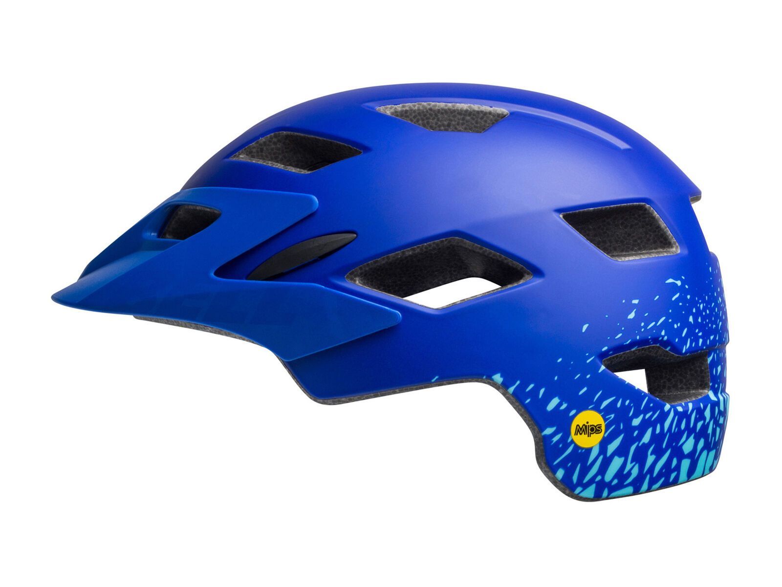 Bell Sidetrack Youth MIPS, matte pacific/sky fragments - Bild 2