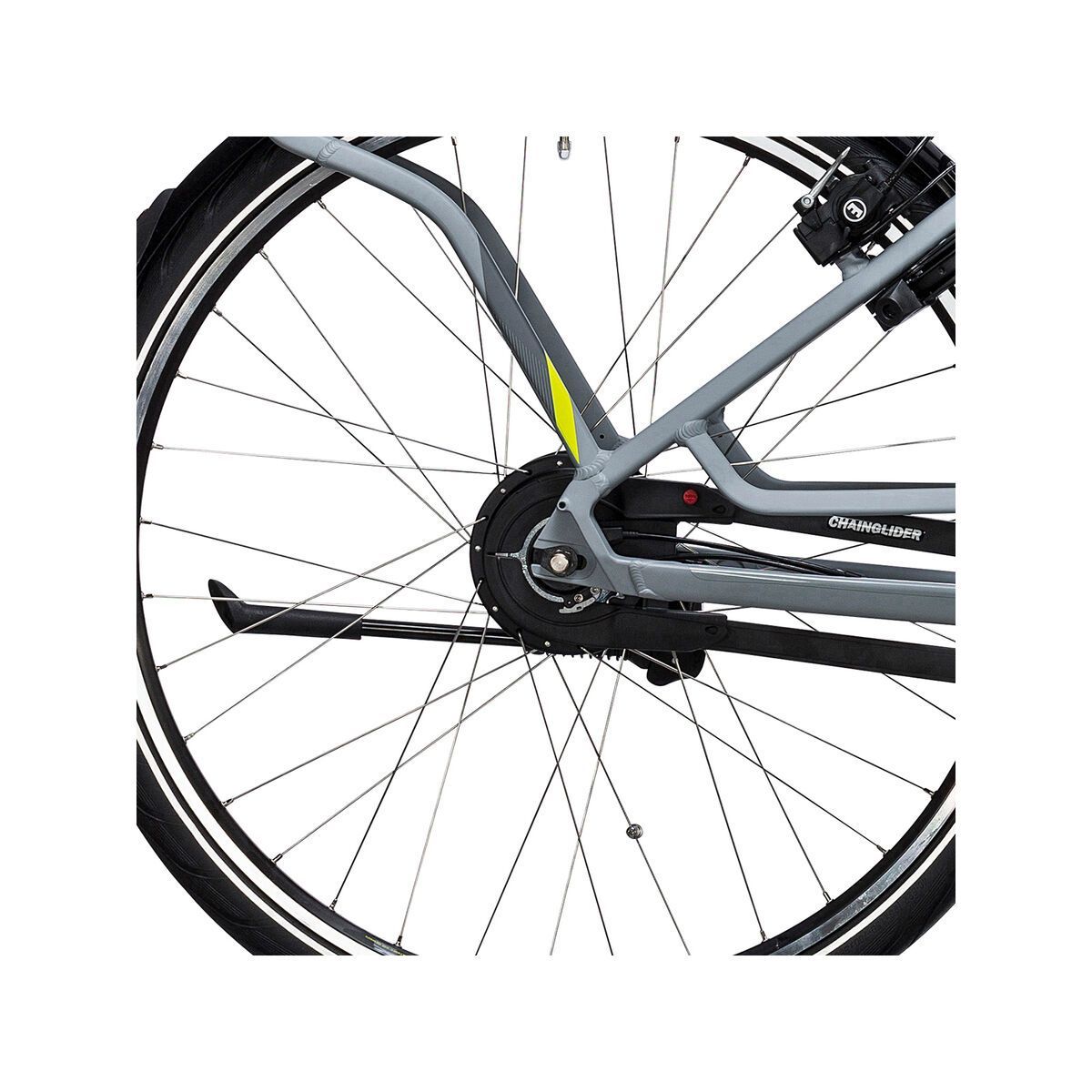 Cube Delhi Hybrid 500 Easy Entry, grey´n´lime - Bild 4