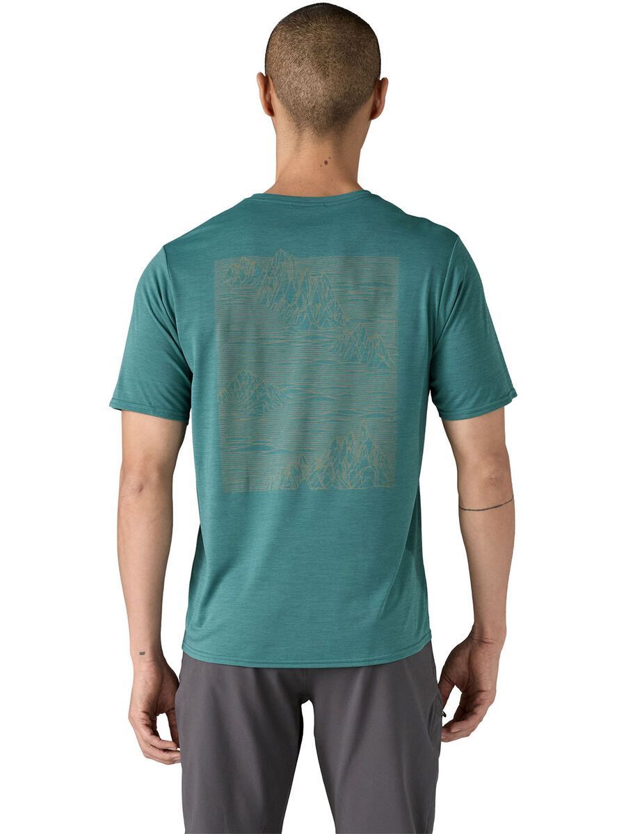 Patagonia Men's Capilene Cool Daily Graphic Shirt Strataspire, wetland blue x-dye - Bild 4