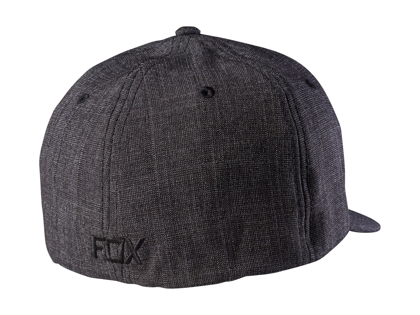 Fox Never Decline Flexfit Hat, heather black - Bild 2