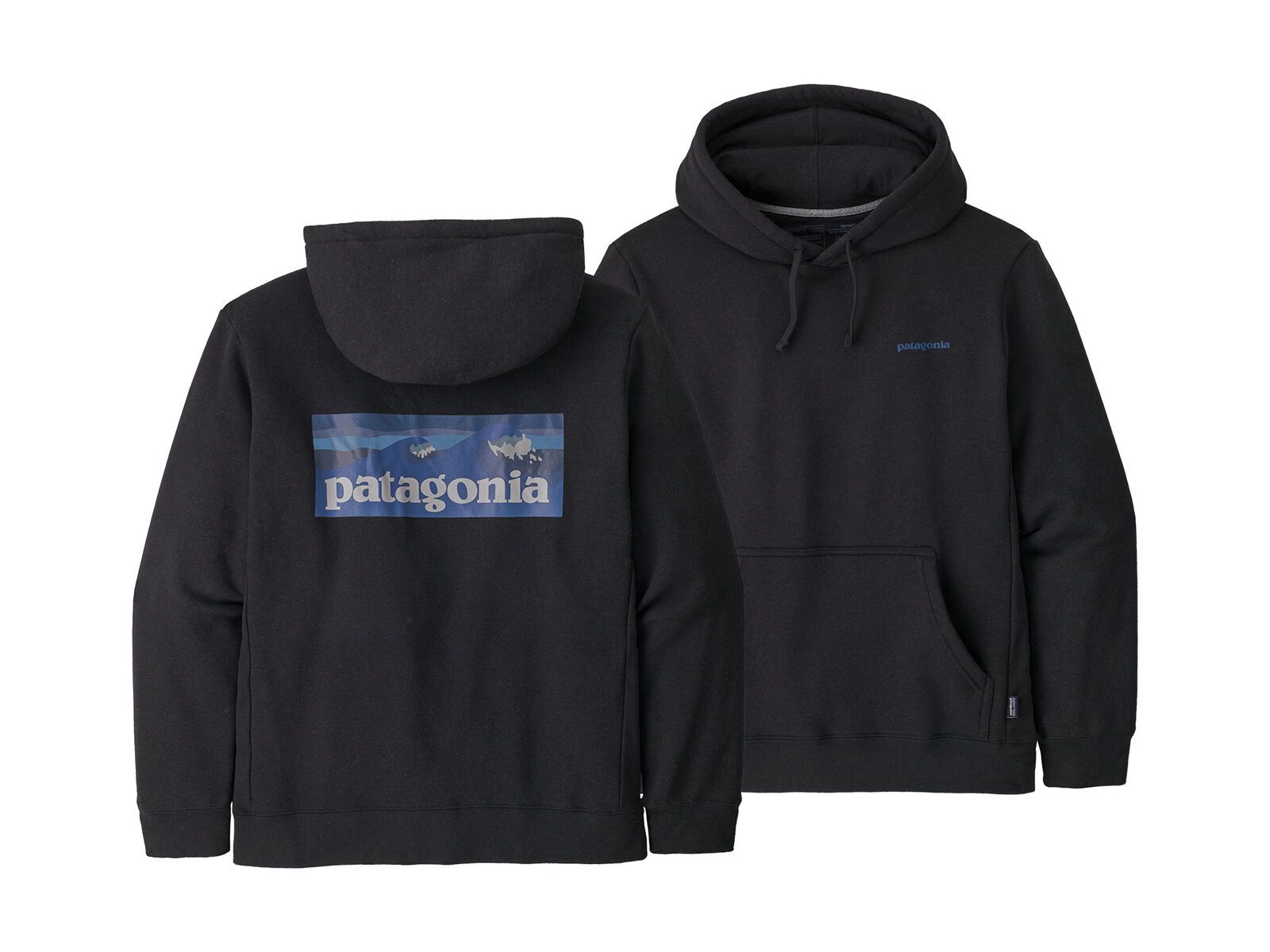 Patagonia Boardshort Logo Uprisal Hoody, ink black - Bild 1