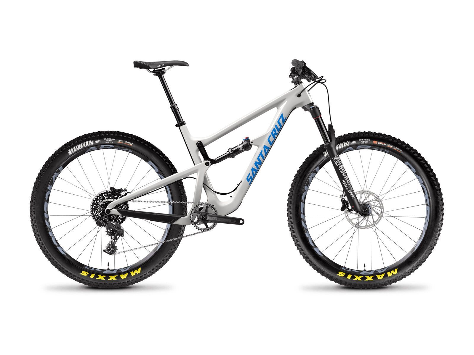 Santa Cruz Hightower C R 27.5 Plus, gloss cannery grey and blue - Bild 1