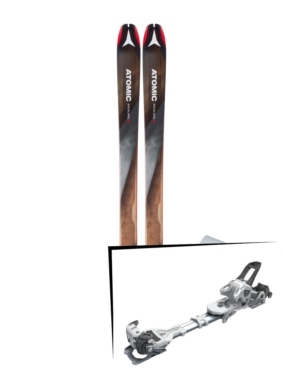 Set: Atomic Backland 95 + Hybrid Skin 95 2019 + Tyrolia Ambition 12 AT solid white black - Bild 1