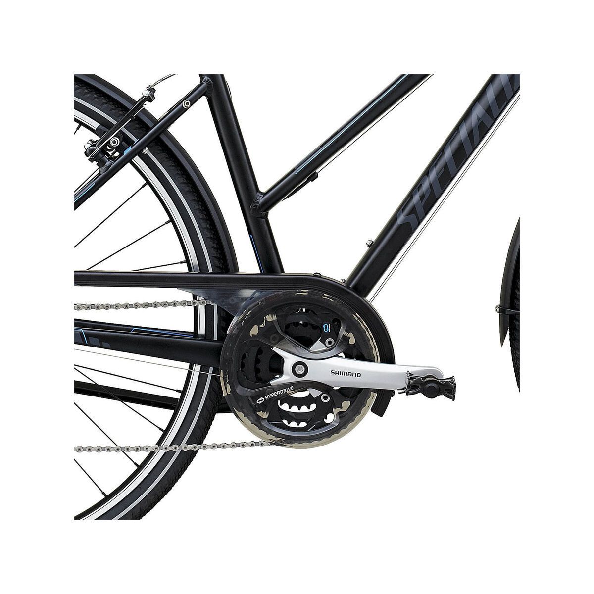 Specialized Crossover Sport Step, Black/Neon Blue/Graphite - Bild 3