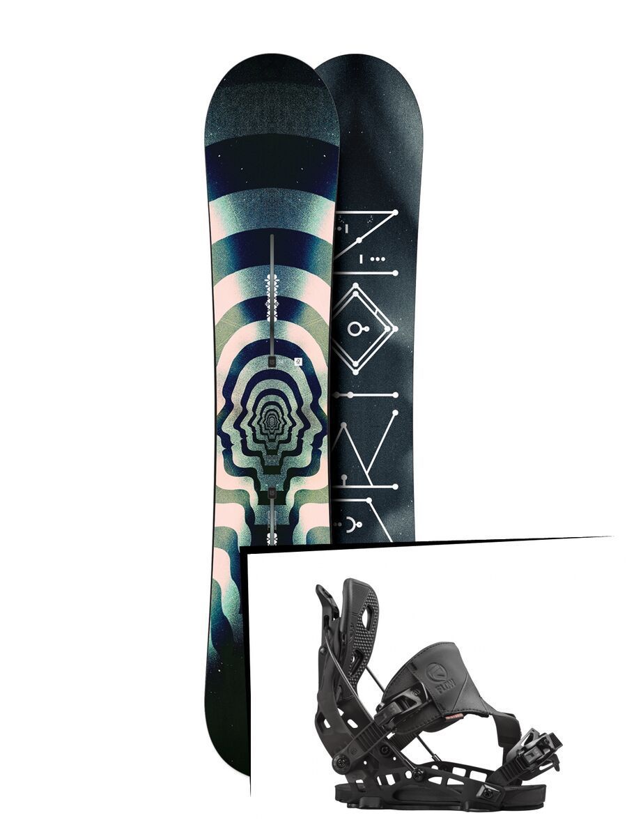 Set: Burton TWC Pro 2017 + Flow NX2 Hybrid (1513124S) - Bild 1