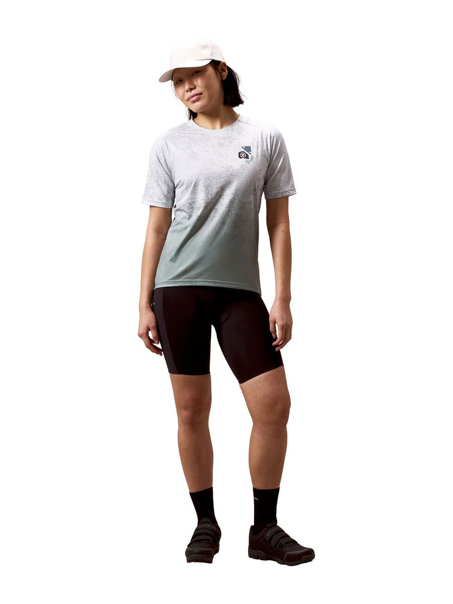 Endura Damen Singletrack Kurzärmeliges Bedrucktes T-Shirt, aero blue - Bild 5