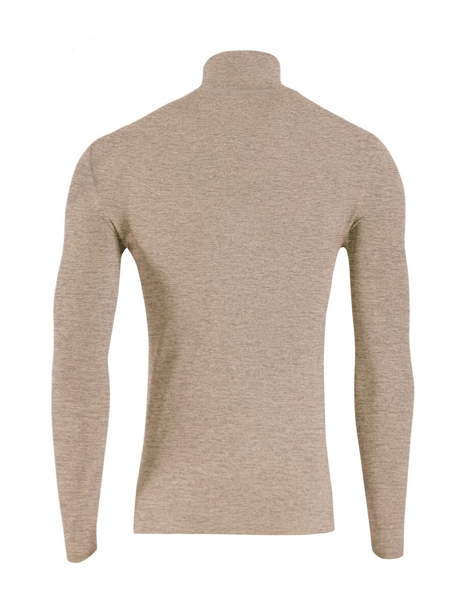 Iron-ic Cashmere Shirt with High Collar and Long Sleeves - Women, natural melange - Bild 2