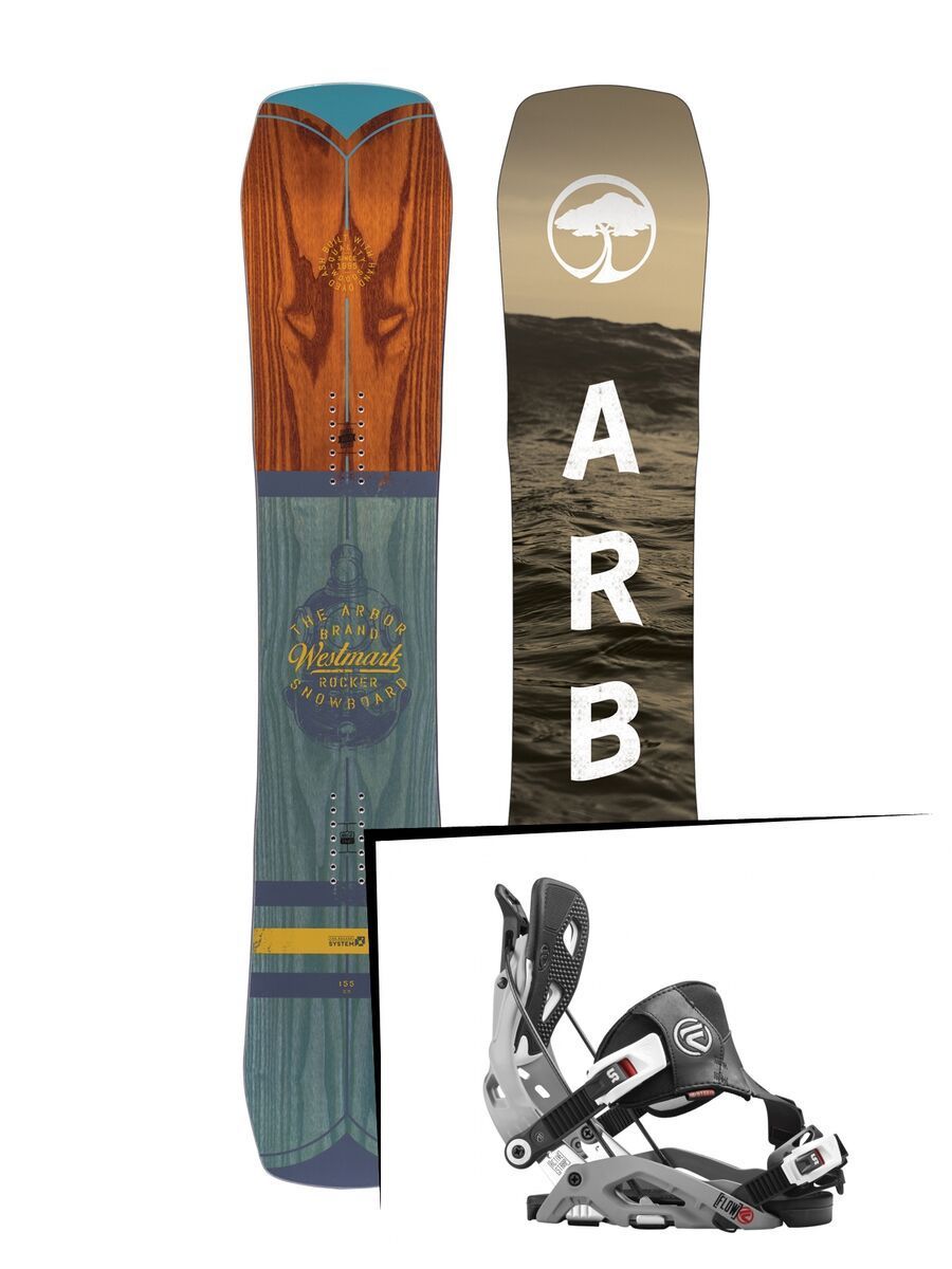 Set: Arbor Westmark Rocker 2017 + Flow Fuse Hybrid (1513151S) - Bild 1