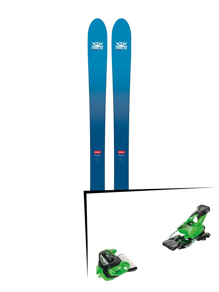 Set: DPS Skis Wailer F106 Foundation 2018 + Tyrolia Attack² 13 GW green - Bild 1