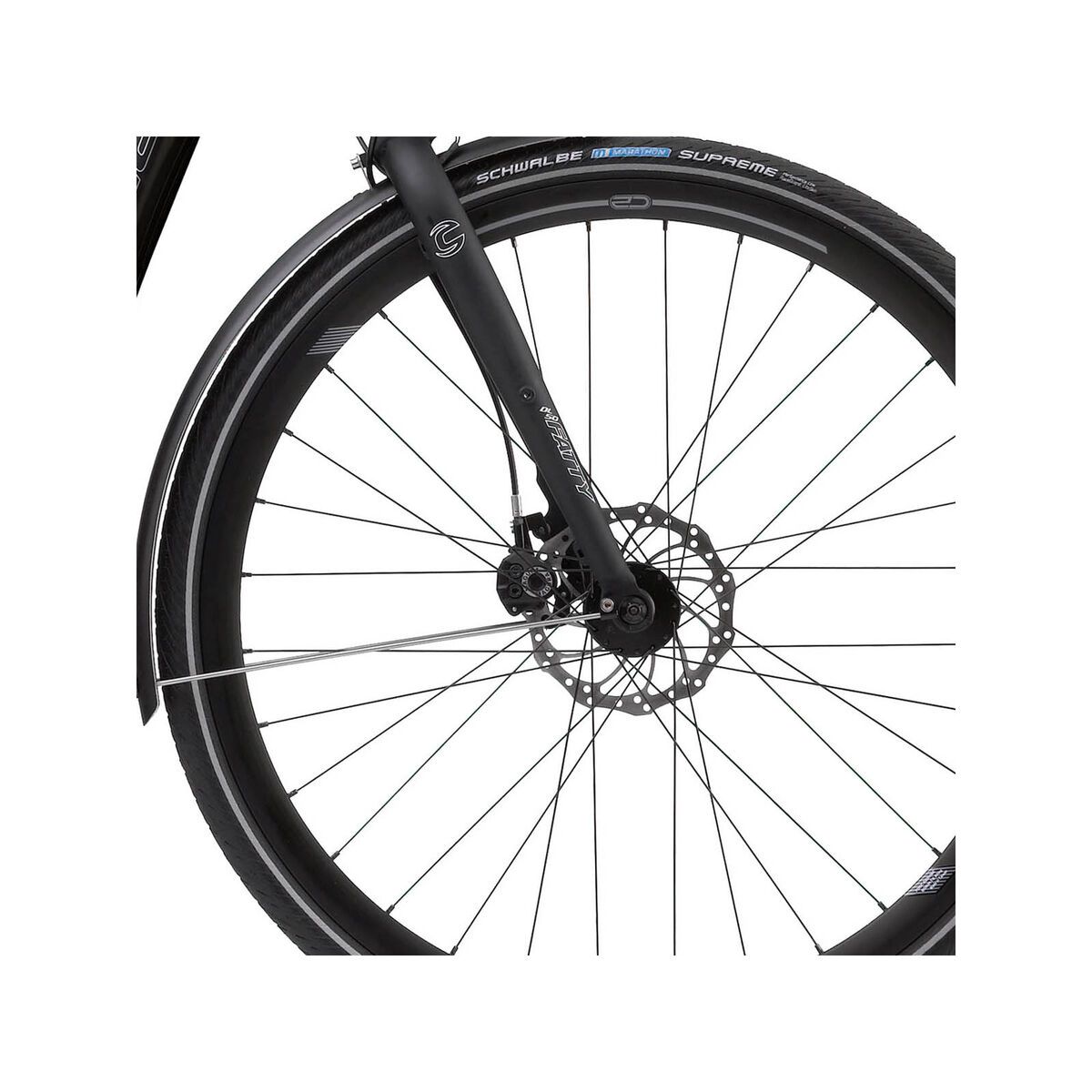 Cannondale E-Series 1 Headshok Step Trough Alfine 300Wh. New HMI, jet black matte - Bild 2