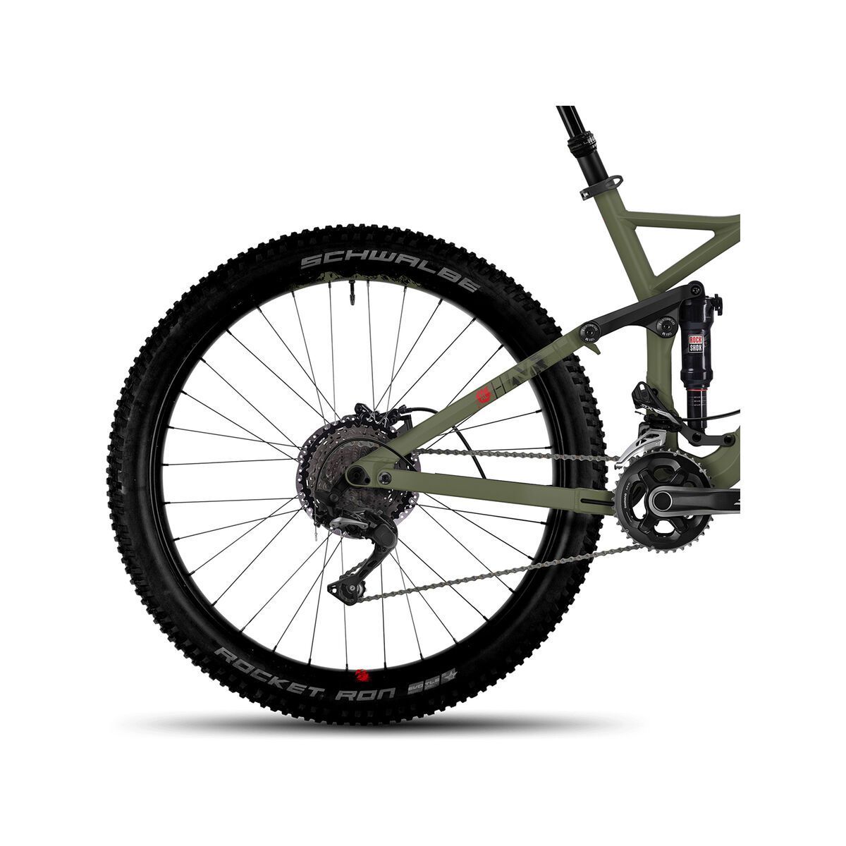 Ghost H AMR 6 AL, army green/night black/riot red - Bild 4