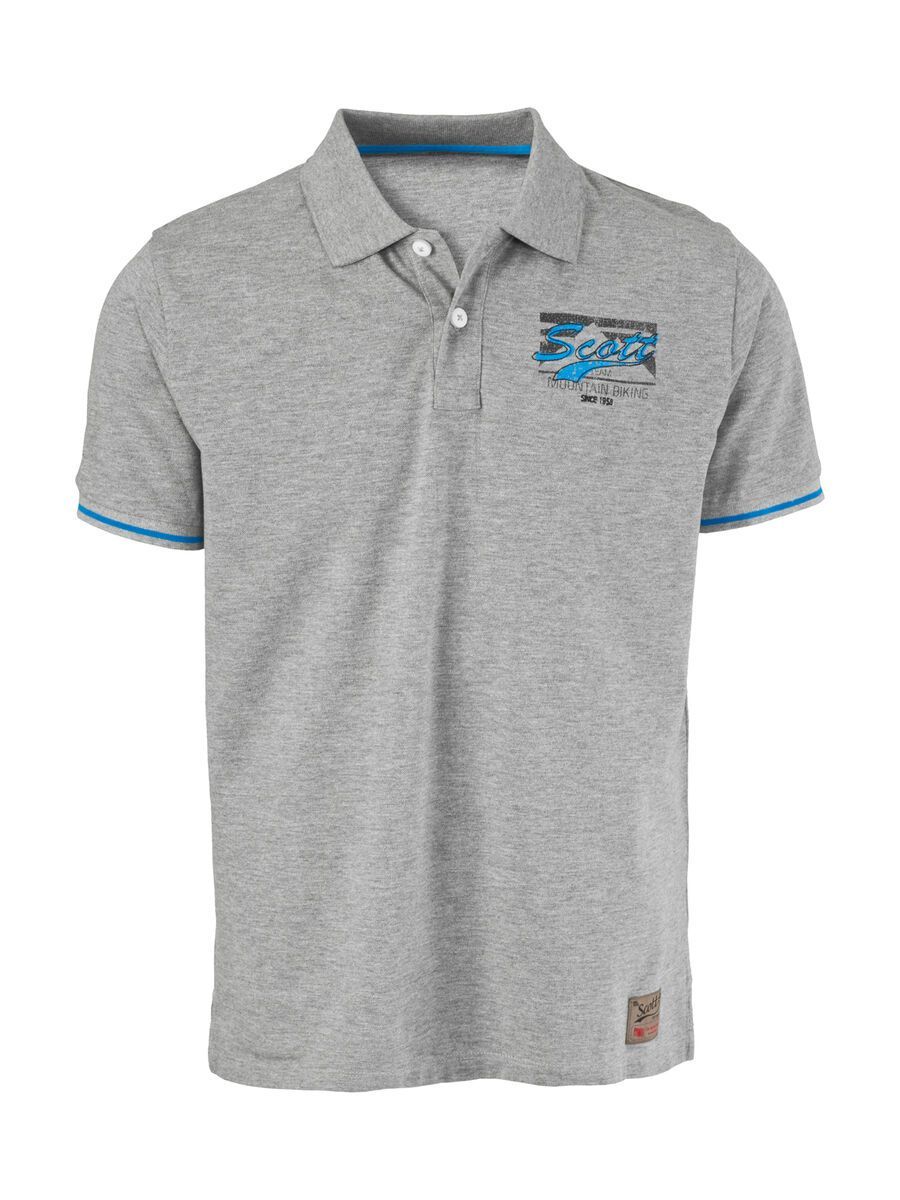 Scott Deep Trail 25 s/sl Polo, heather grey melange - Bild 1