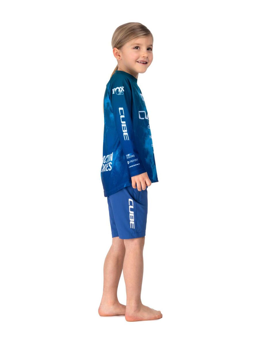 Cube MTB Trikot Rookie X Actionteam langarm, blue´n´green - Bild 6