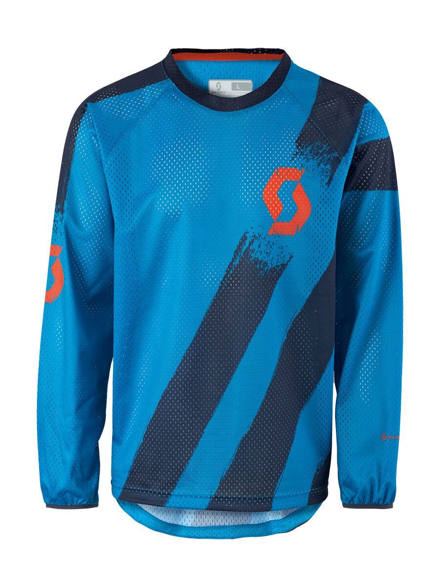 Scott Progressive 10 l/sl Shirt, diva blue/blue nights - Bild 1