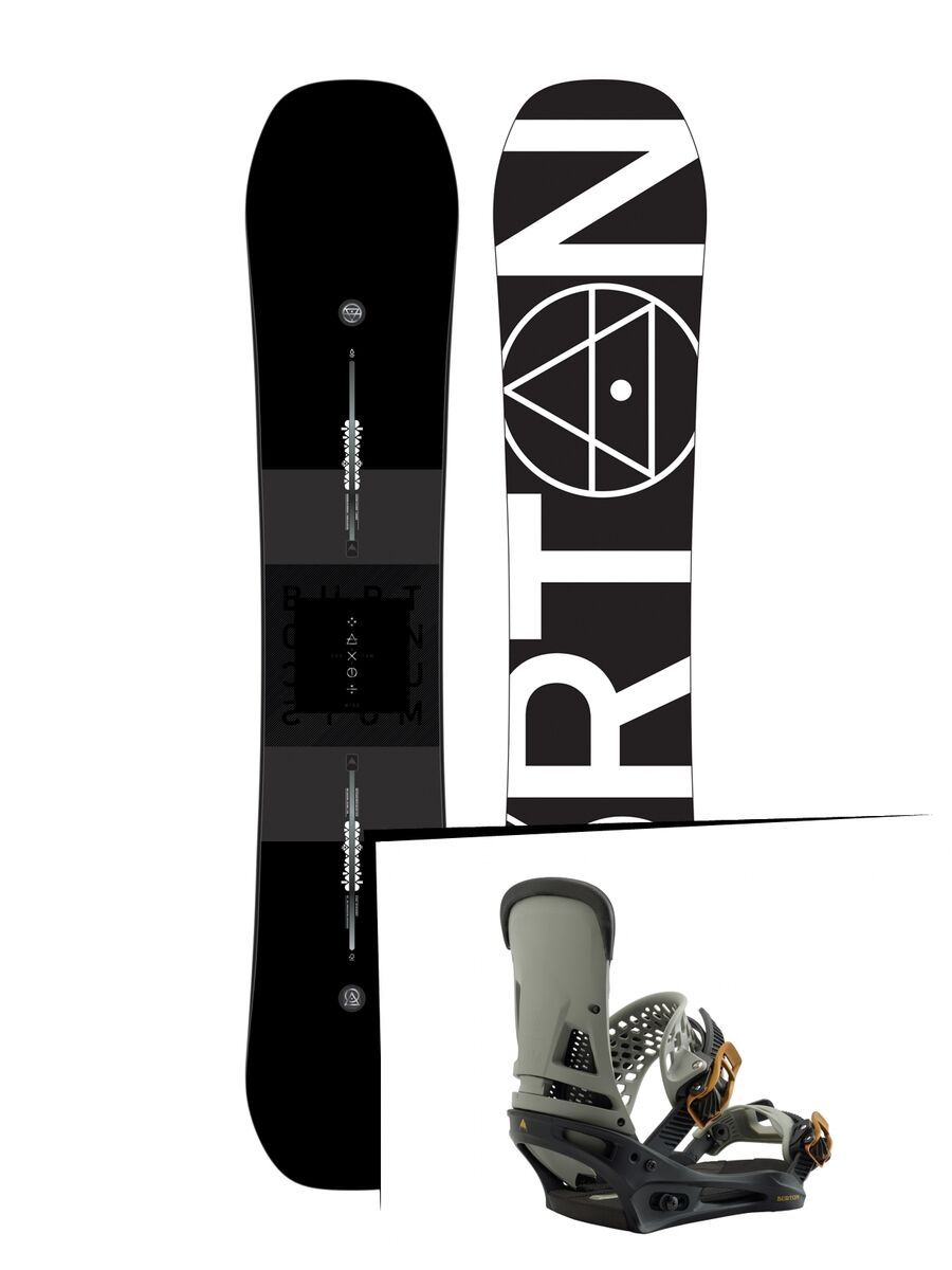 Set: Burton Custom X 2019 +  Malavita (2218348S) - Bild 1