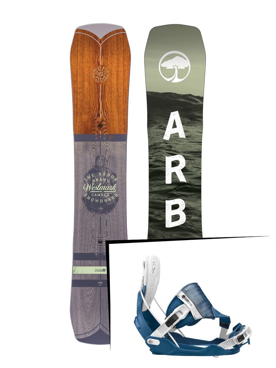 Set: Arbor Westmark Camber 2017 + Flow Five Hybrid (1718393S) - Bild 1