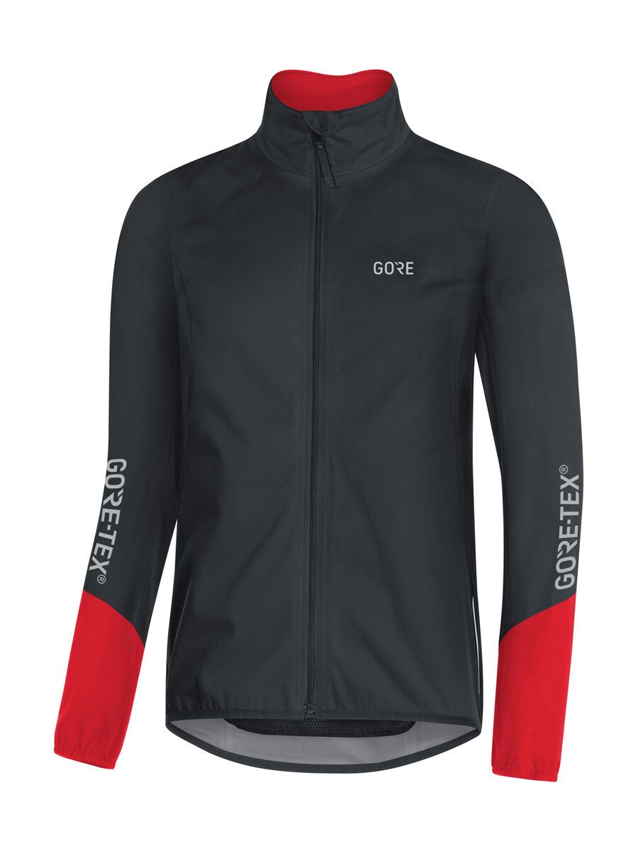 GOREWEAR C5 Gore-Tex Active Jacke, black/red - Bild 1