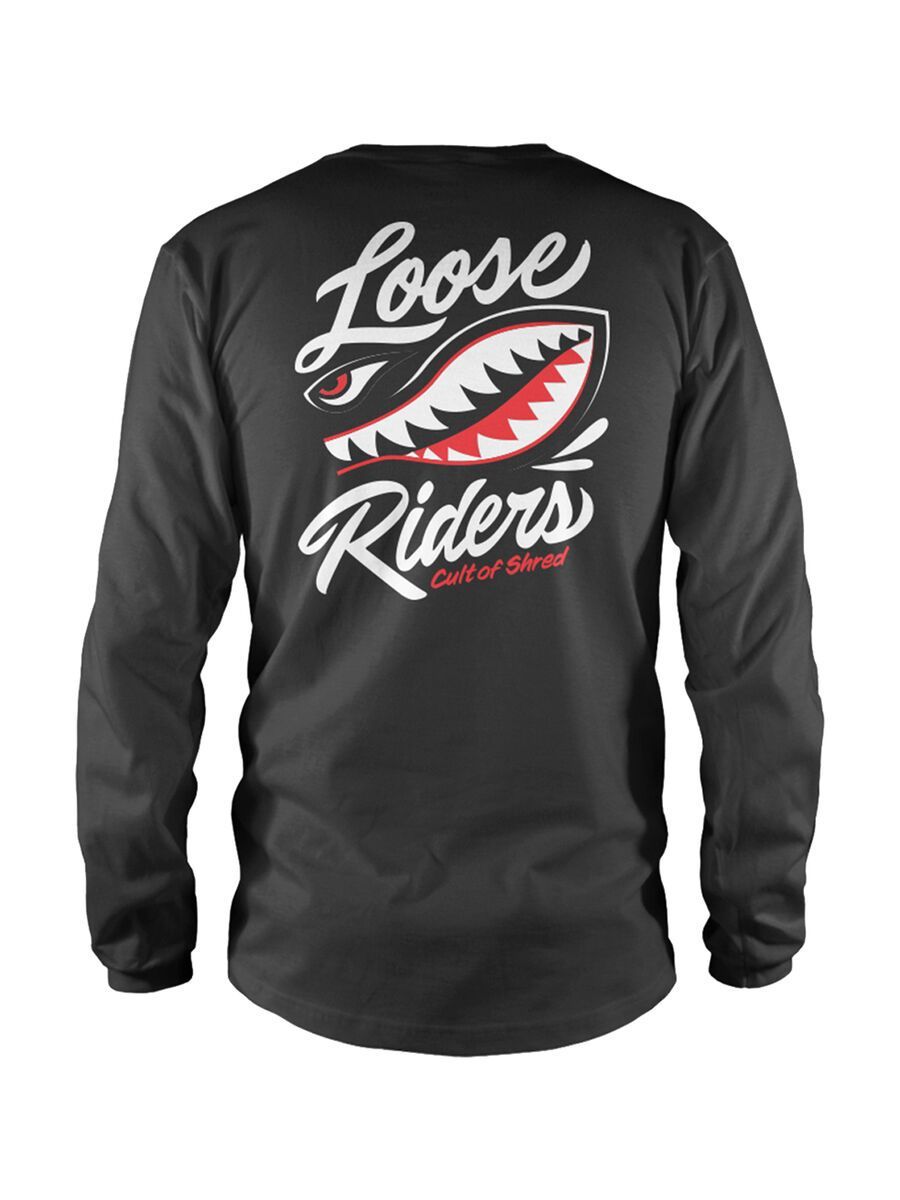 Loose Riders Airshark Longsleeve Jersey, black - Bild 2