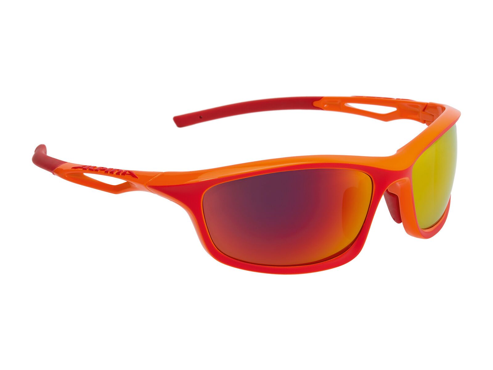 Alpina Sorcery CM+, orange-red matt/Lens: red mirror S3 fogstop - Bild 1
