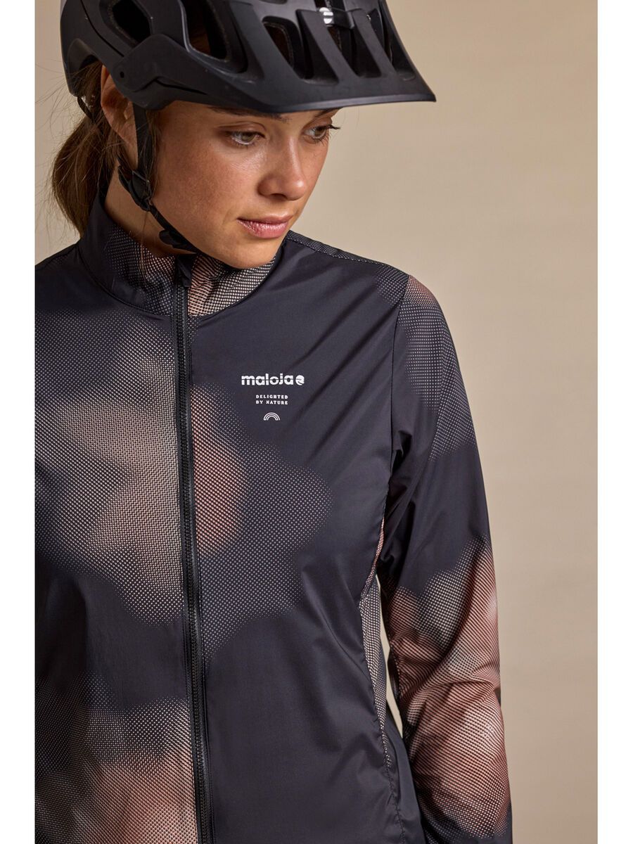 Maloja MalkaM. Jacket Printed, deep black bloom - Bild 5
