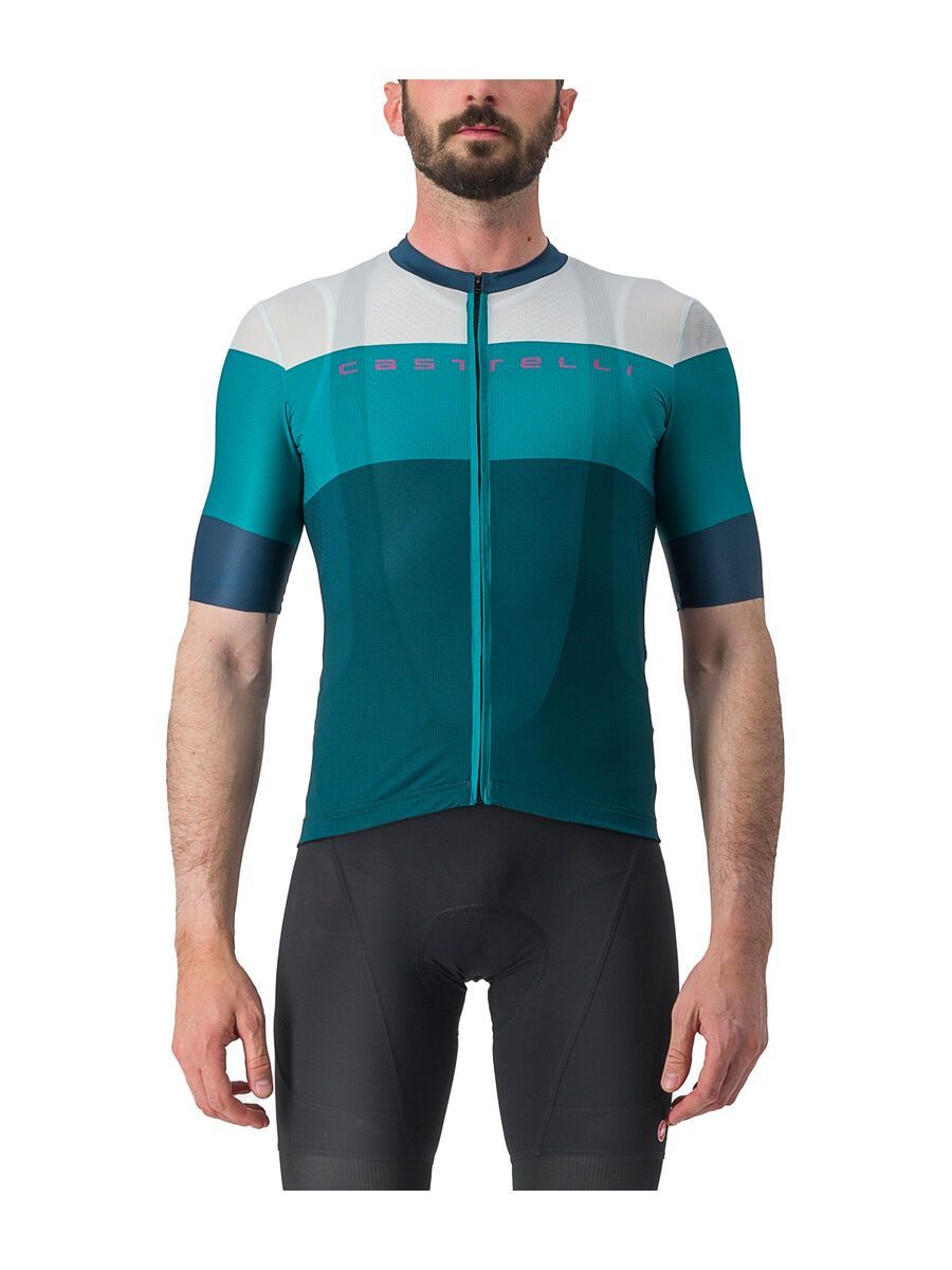 Castelli Sezione Jersey deep teal/quetzal green XXXL 4523092-390-3XL