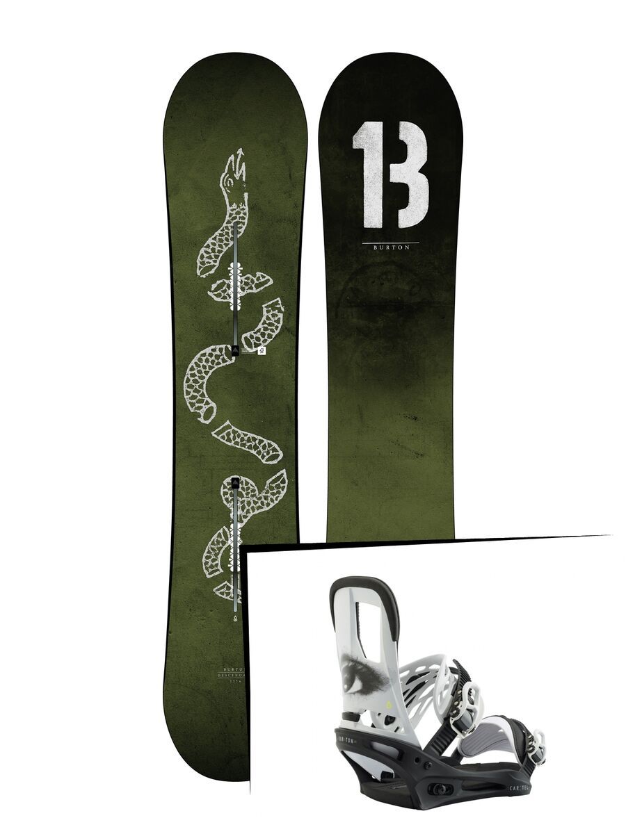 Set: Burton Descendant Wide 2019 + Burton Cartel all eyez - Bild 1