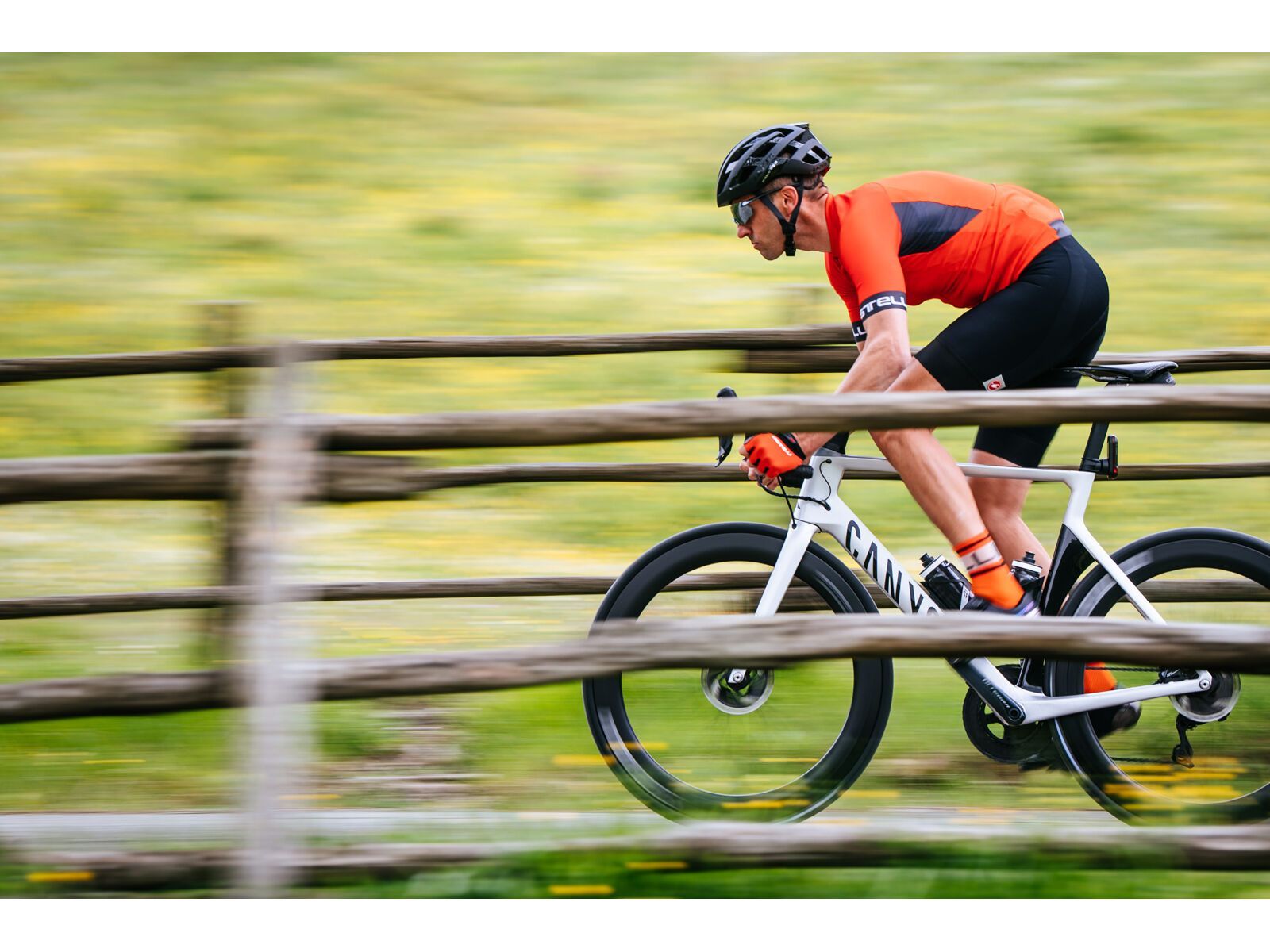 Castelli Entrata VI Jersey, fiery red/dark gray-ivory - Bild 14