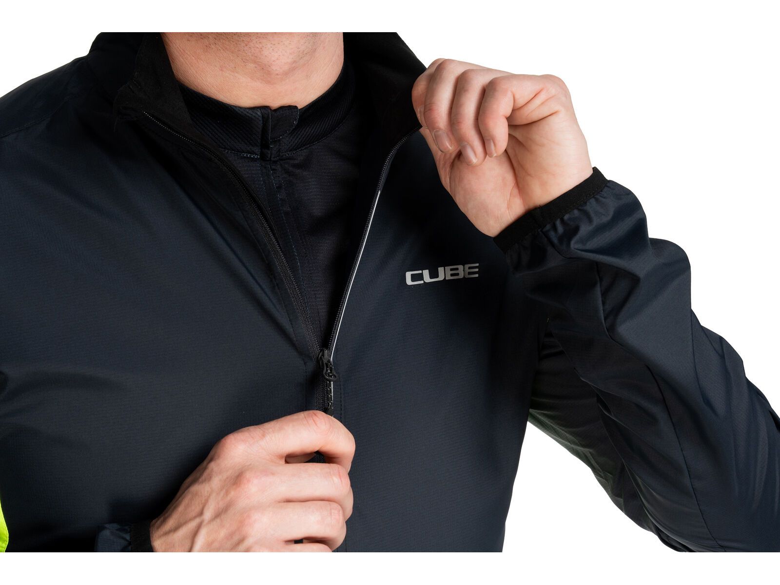 Cube Windjacke CMPT, black´n´yellow - Bild 4
