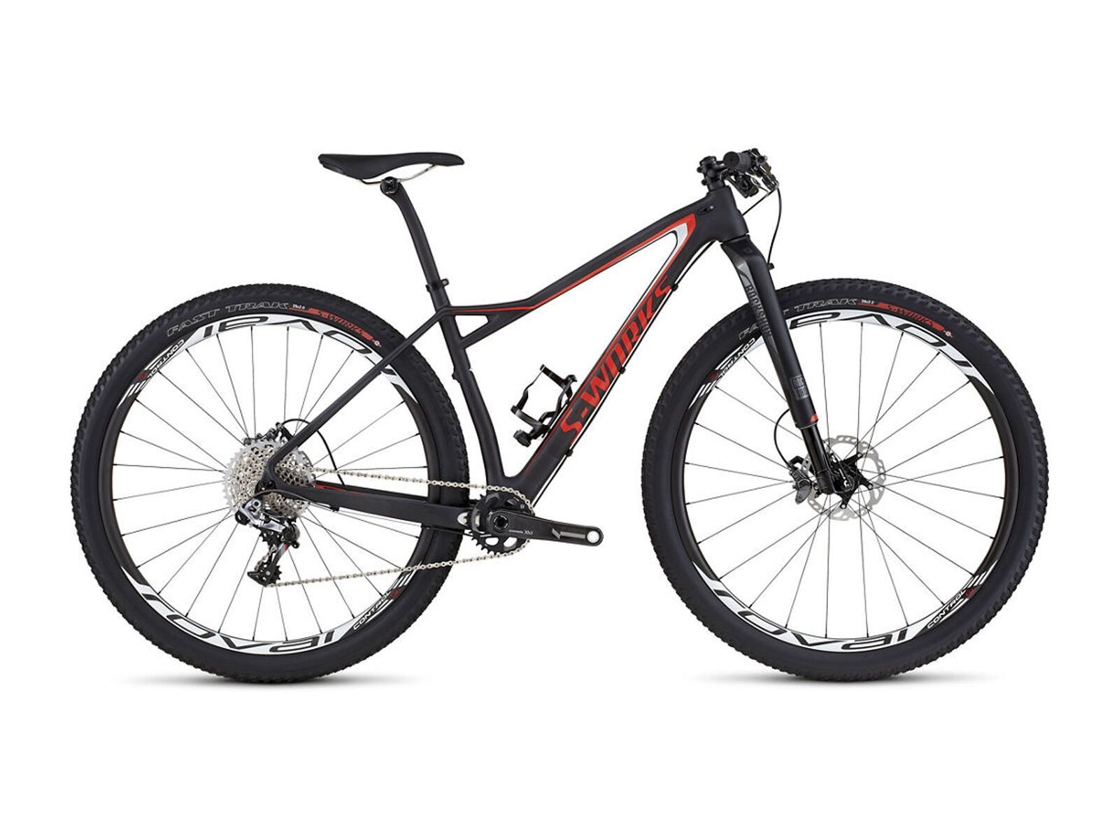 Specialized S-Works Fate Carbon 29, satin gloss carbon/rocket red/dirty white - Bild 1