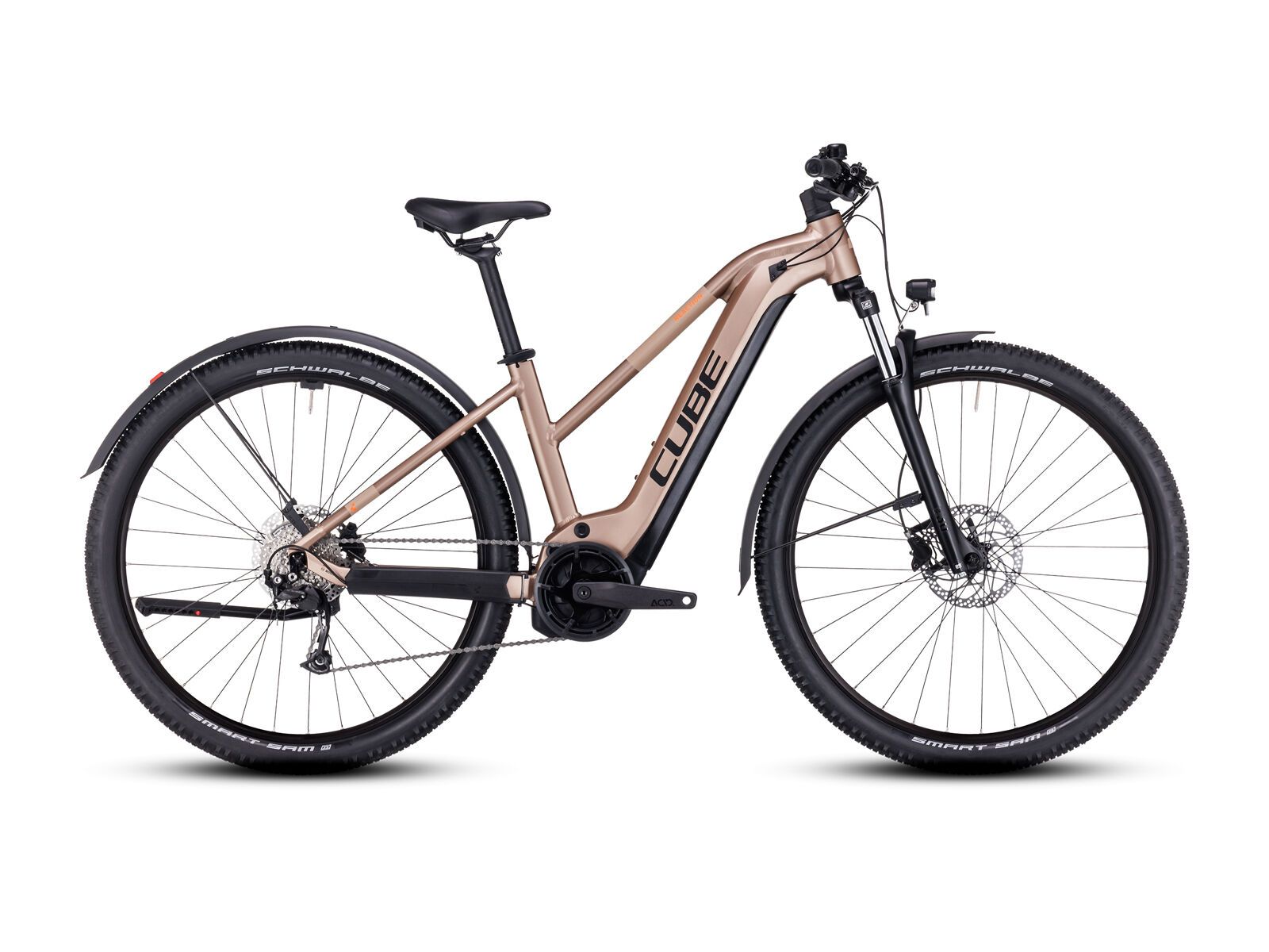 Cube Reaction Hybrid Performance Allroad 500 29 Trapeze, metallicbrown´n´orange - Bild 1