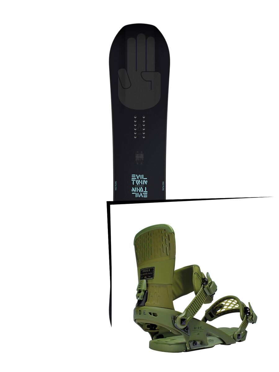 Set: Bataleon Evil Twin 2016 + Ride Rodeo (1487155S) - Bild 1