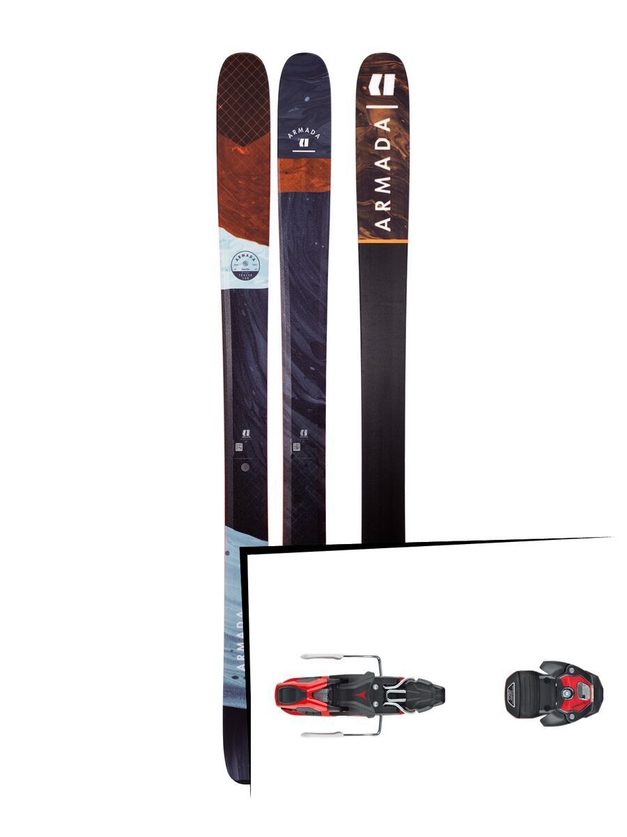 Set: Armada Tracer 108 2019 + Atomic Warden MNC 11 black/red - Bild 1