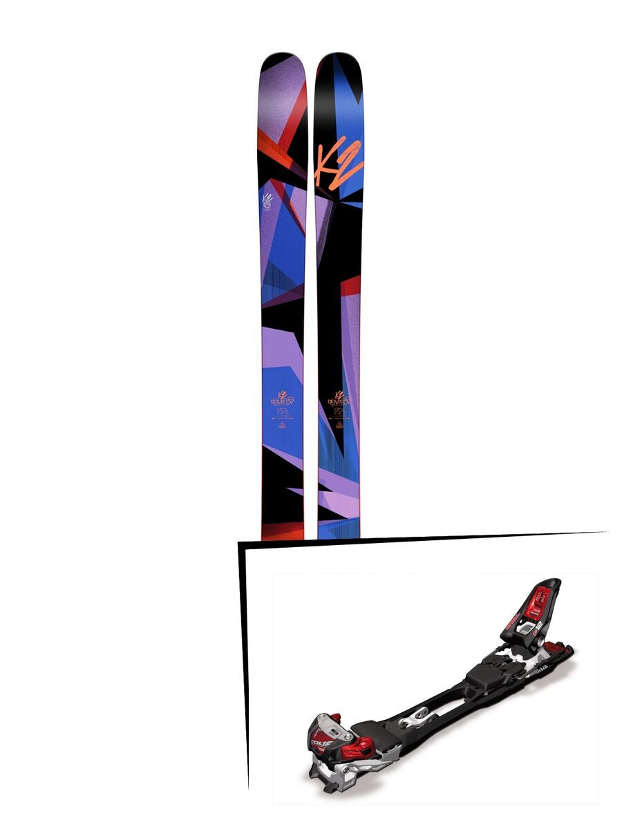 K2 SKI Set: Remedy 102 2016 + Marker F12 Tour - Bild 1