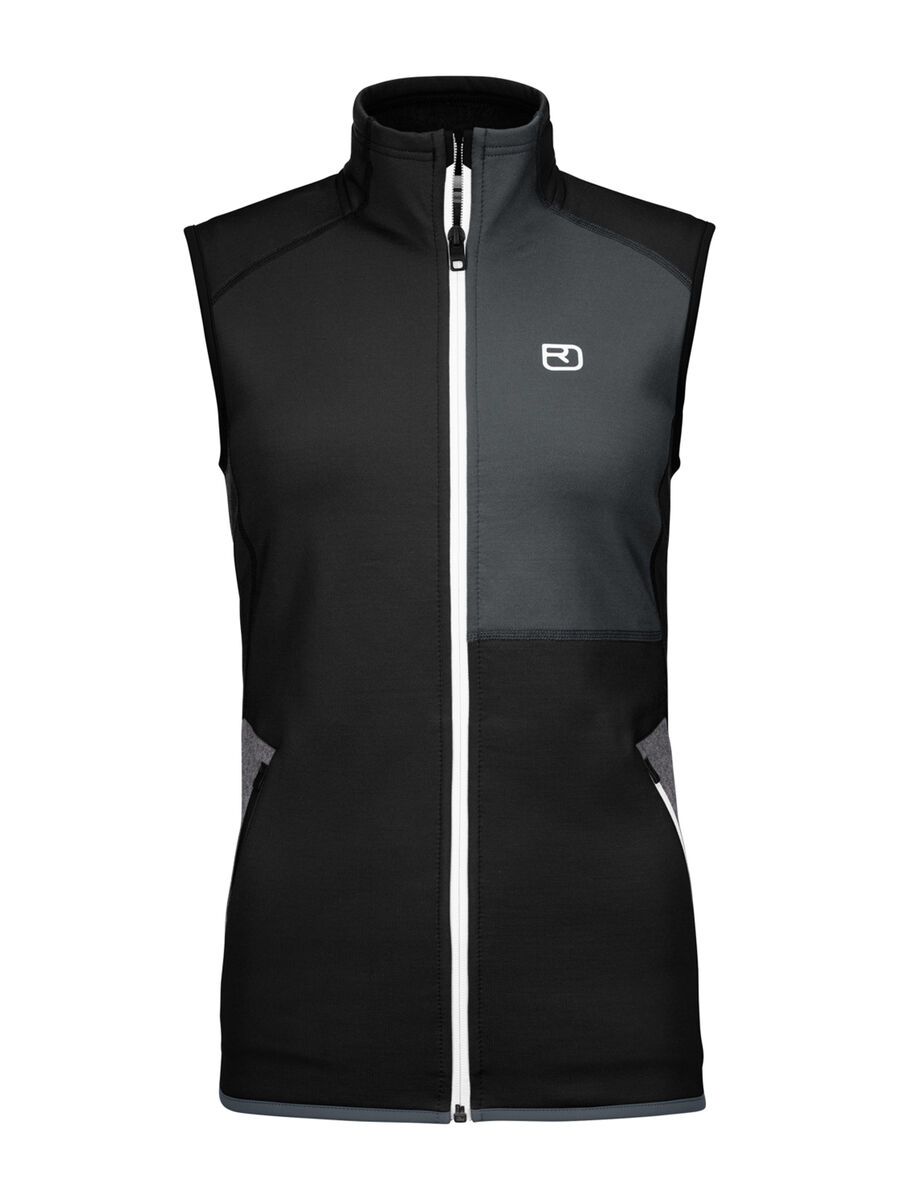 Ortovox Merino Fleece Vest W, black raven - Bild 1
