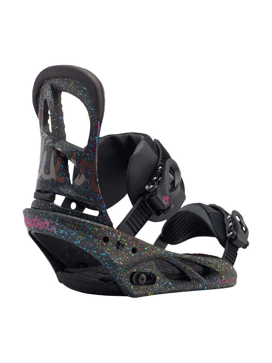 Set: Ride Saturday 2017 + Burton Scribe 2017, splat a tat black - Snowboardset - Bild 3