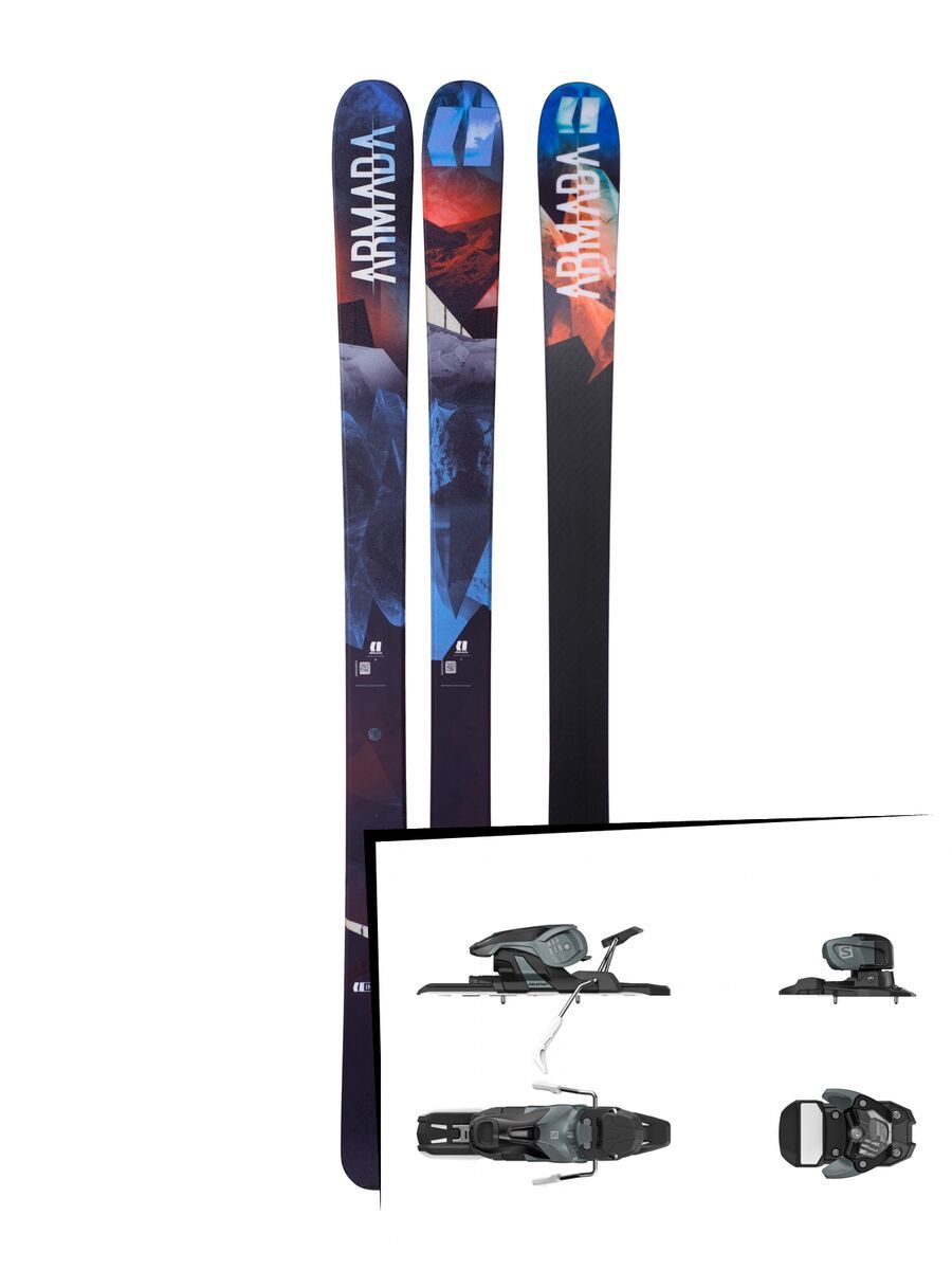 Set: Armada Invictus 99 Ti 2018 + Salomon Warden 11 dark grey/black - Bild 1