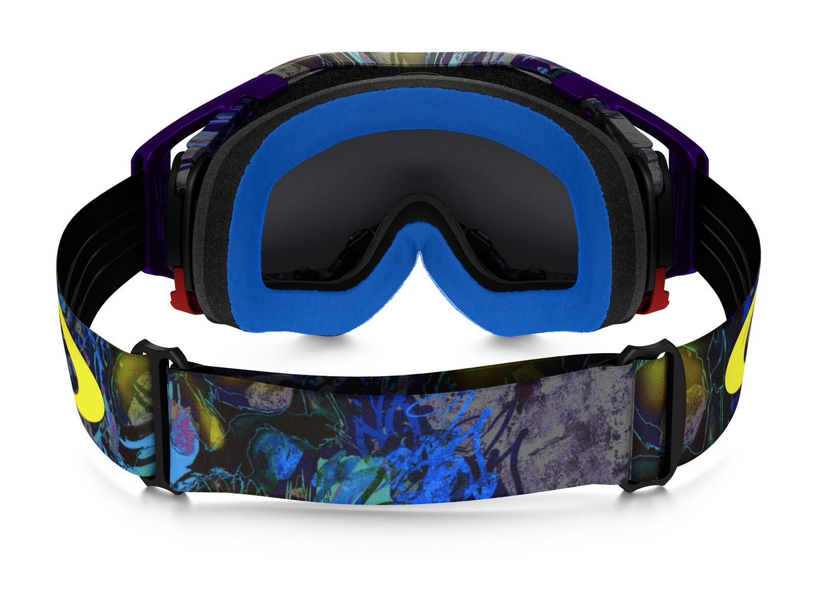 Oakley Airbrake MX, skull pipe blue/Lens: dark grey - Bild 3