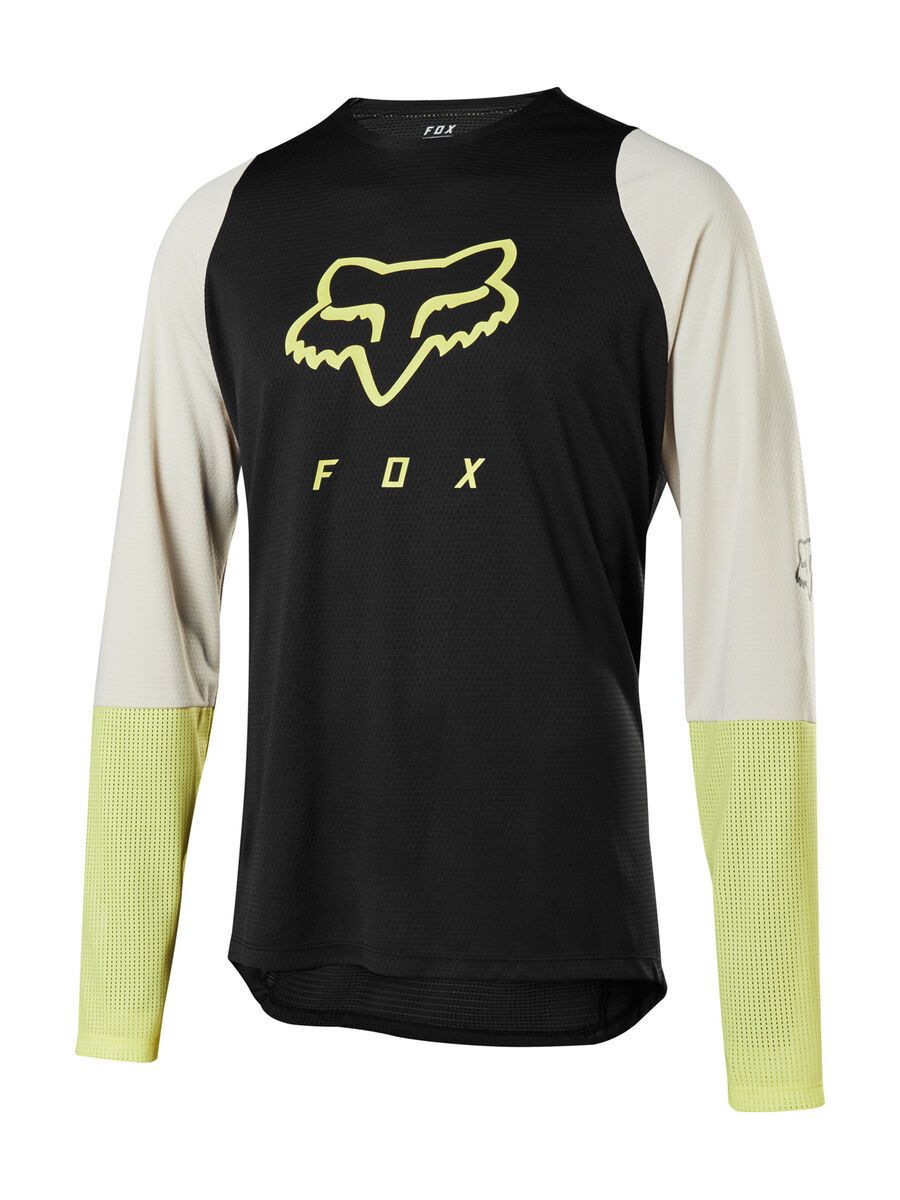 Fox Defend LS Foxhead Jersey, black/yellow - Bild 1